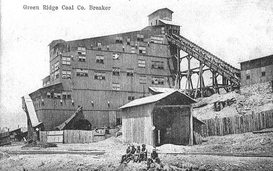 The Green Ridge Breaker of the Green Ridge Coal Company  Digitally Watermarked